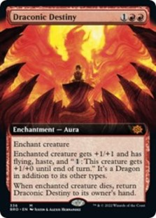 Draconic Destiny (Extended Art) (Foil)