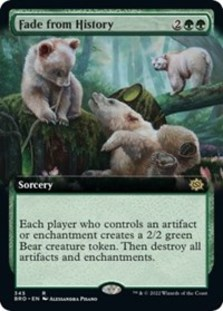 Fade from History (Extended Art) (Foil)