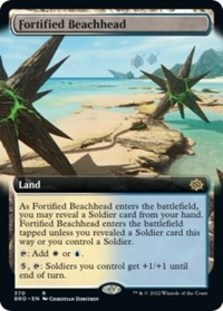 Fortified Beachhead (Extended Art) (Foil)