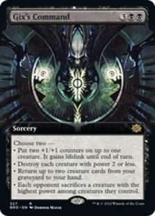 Gix's Command (Extended Art) (Foil)