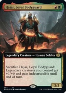 Hajar, Loyal Bodyguard (Extended Art) (Foil)