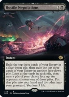 Hostile Negotiations (Extended Art) (Foil)