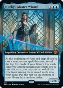Hurkyl, Master Wizard (Extended Art) (Foil)
