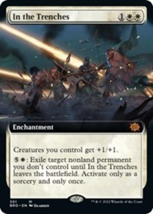 In the Trenches (Extended Art) (Foil)