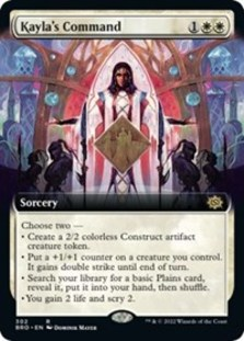 Kayla's Command (Extended Art) (Foil)