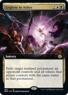 Legions to Ashes (Extended Art) (Foil)