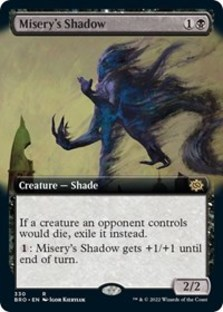 Misery's Shadow (Extended Art) (Foil)