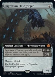 Phyrexian Fleshgorger (Extended Art) (Foil)