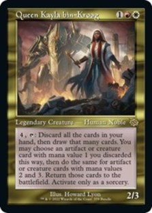 Queen Kayla bin-Kroog (Retro Frame) (Foil)