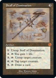 Staff of Domination (Schematic) (Foil)