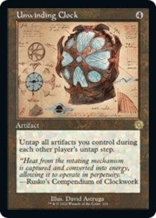 Unwinding Clock (Schematic) (Foil)