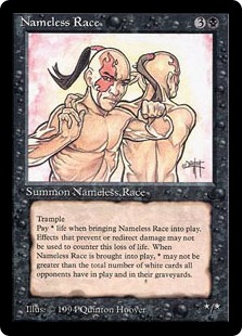 Nameless Race Nameless Race