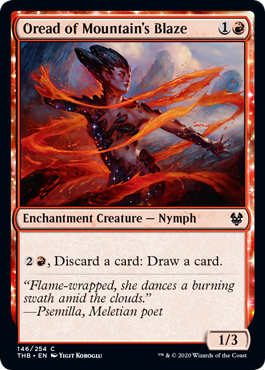 Oread of Mountain's Blaze (Foil)