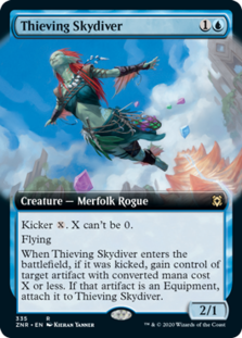 Thieving Skydiver (Extended Art) (Foil)