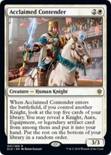 Acclaimed Contender (Promo Pack Foil)