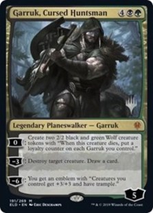 Garruk, Cursed Huntsman (Promo Pack Foil)