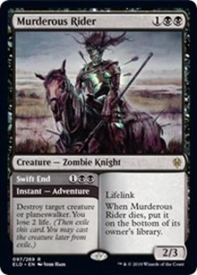 Murderous Rider // Swift End (Promo Pack Foil)