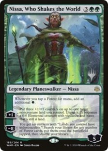 Nissa, Who Shakes the World (Promo Pack Foil)