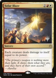 Solar Blaze (Promo Pack) Solar Blaze (Promo Pack)