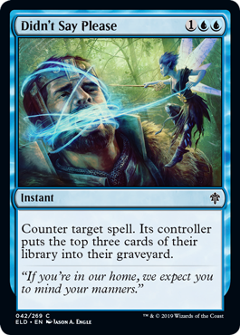 Didn't Say Please (Foil)