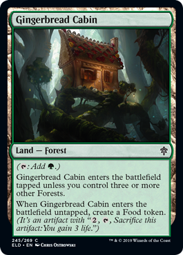 Gingerbread Cabin (Foil)