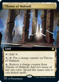 Throne of Makindi (Extended Art) (Foil)