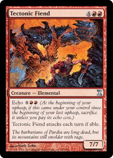Tectonic Fiend (Foil)