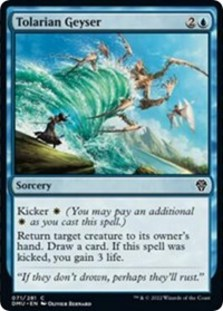 Tolarian Geyser (Foil)