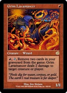 Grim Lavamancer (Foil)