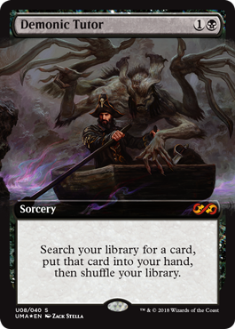 Demonic Tutor - Ultimate Box Topper