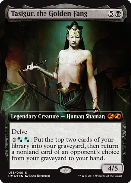 Tasigur, the Golden Fang - Ultimate Box Topper