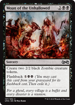 Moan of the Unhallowed (Foil) Moan of the Unhallowed (Foil)