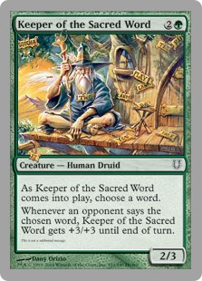 Keeper of the Sacred Word Keeper of the Sacred Word