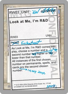 Look at Me, I'm R&D Look at Me, I'm R&D