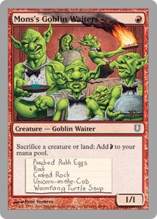 Mons's Goblin Waiters Mons's Goblin Waiters