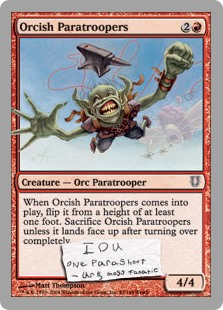Orcish Paratroopers Orcish Paratroopers