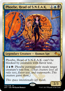 Phoebe, Head of S.N.E.A.K. (Foil)
