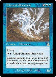 Blizzard Elemental (Foil)