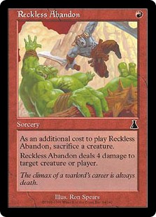 Reckless Abandon (Foil)
