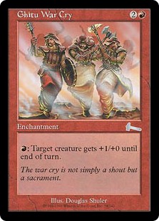 Ghitu War Cry (Foil)