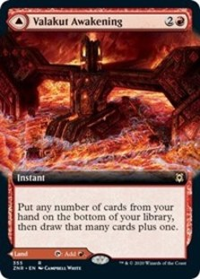 Valakut Awakening // Valakut Stoneforge (Borderless) (Foil)