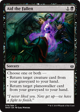 Aid the Fallen (Foil)