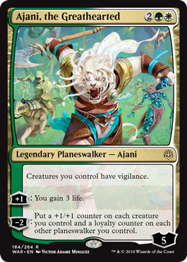 Ajani, the Greathearted (Foil)