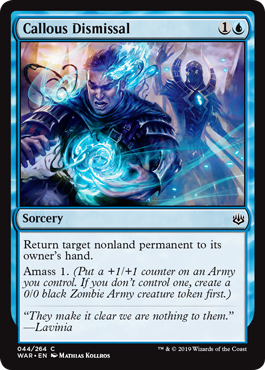 Callous Dismissal (Foil)