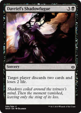 Davriel's Shadowfugue (Foil)