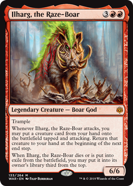 Ilharg, the Raze-Boar (Foil) Ilharg, the Raze-Boar (Foil)