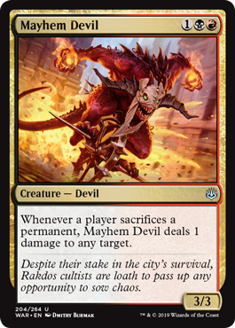 Mayhem Devil (Foil) Mayhem Devil (Foil)