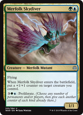 Merfolk Skydiver (Foil) Merfolk Skydiver (Foil)