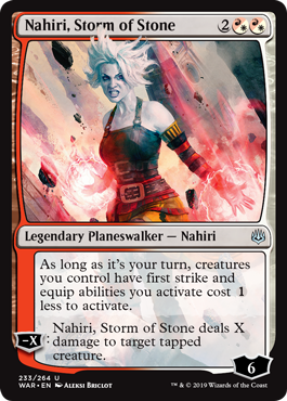 Nahiri, Storm of Stone (Foil) Nahiri, Storm of Stone (Foil)