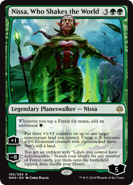 Nissa, Who Shakes the World (Foil) Nissa, Who Shakes the World (Foil)